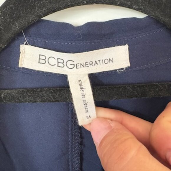 BCBGeneration Button Up Long Sleeve Blouse - Picture 5 of 5